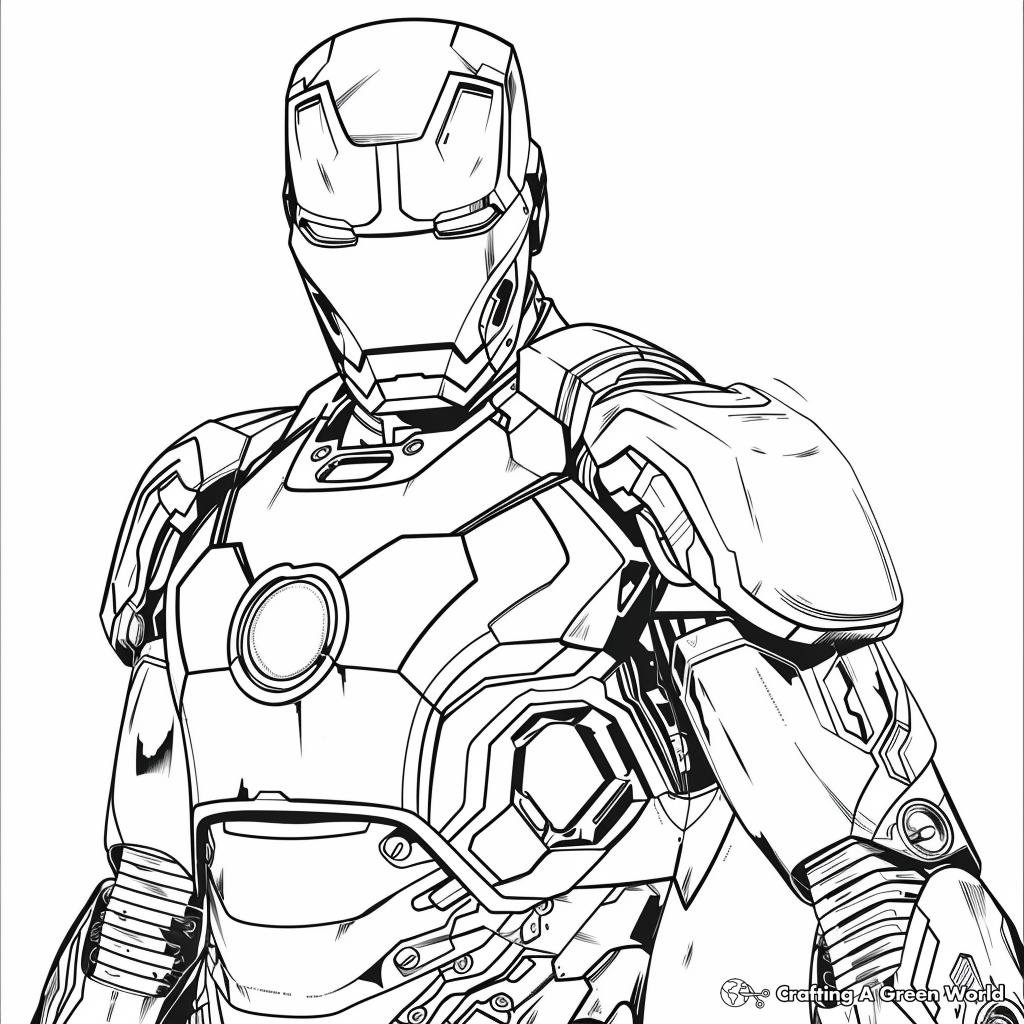Ironman Free Coloring Pages