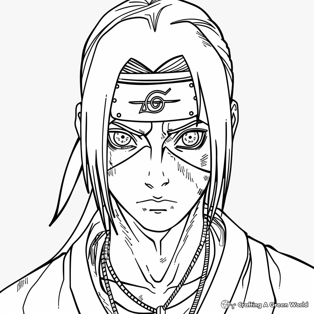 Itachi Coloring Pages Free Printable 