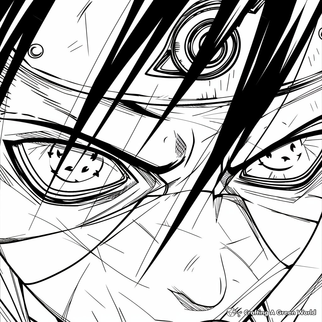 Itachi Coloring Pages Free Printable 