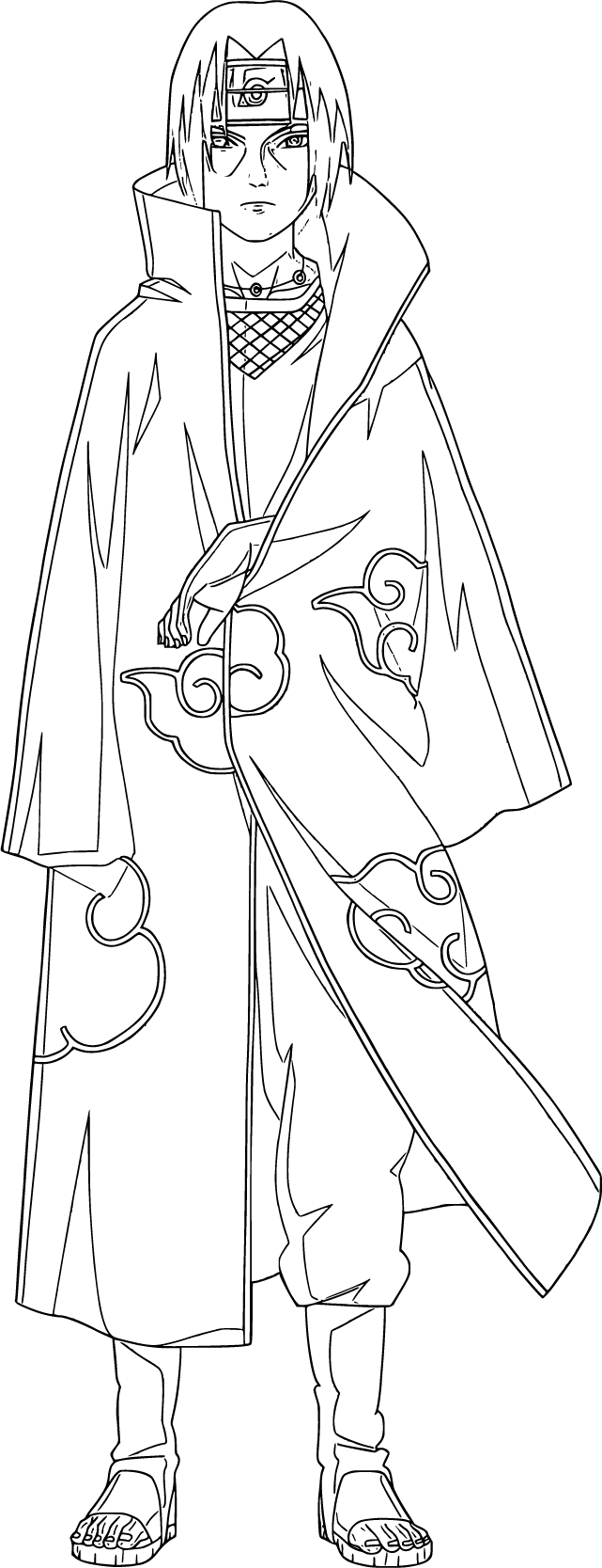 Itachi Uchiha Coloring Pages 100 Free Printable Fun