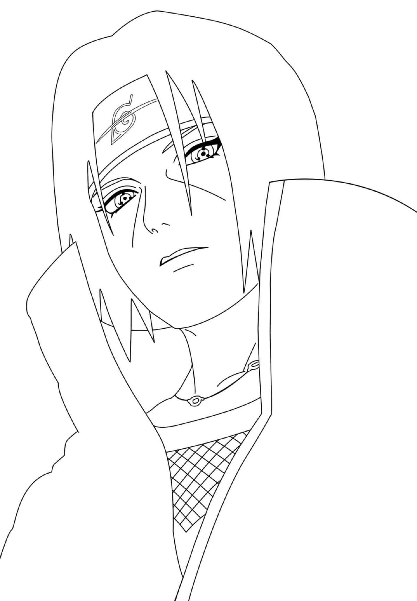 Itachi Uchiha Lineart