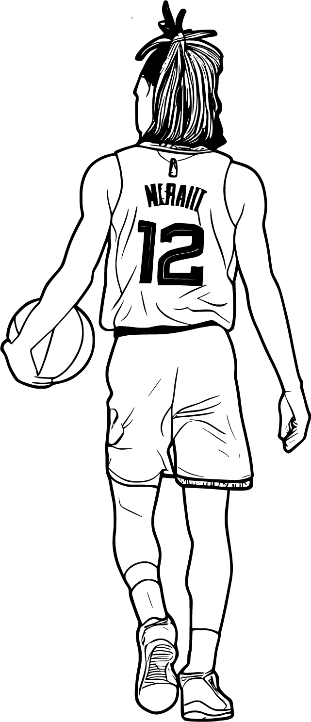 ja morant coloring pages