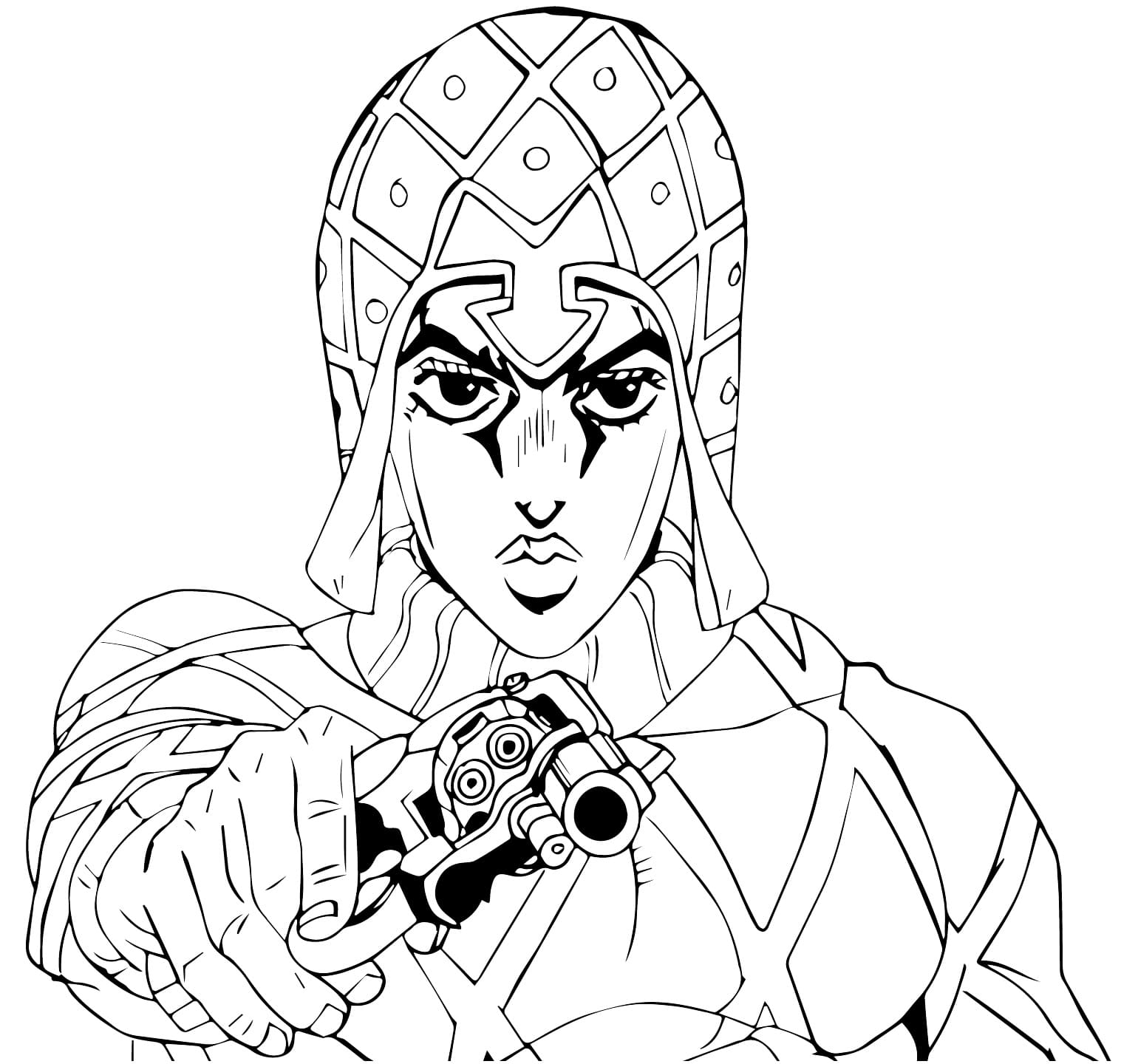 jojo's bizarre adventure coloring pages