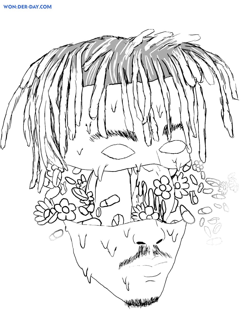 Juice WRLD Coloring Pages Free Coloring Pages Juice WRLD Coloring Pages Free Coloring Pages