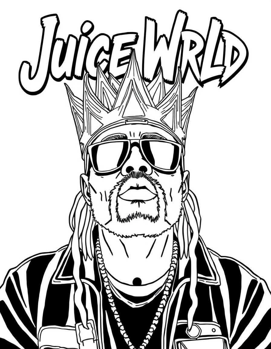 Juice Wrld Tribute Coloring Pages Cool Coloring Pages Juice Wrld Tribute Coloring Pages Cool Coloring Pages