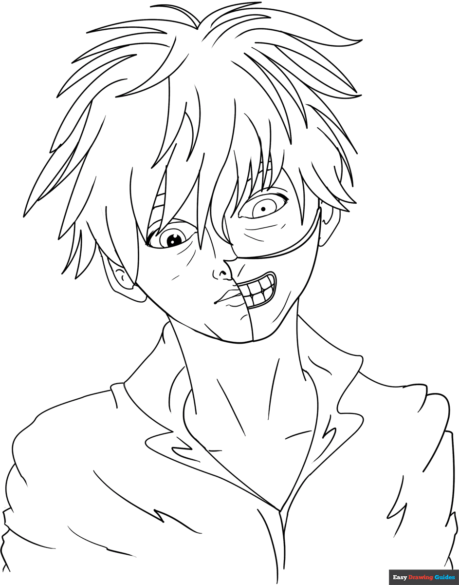 Tokyo Ghoul Coloring Pages