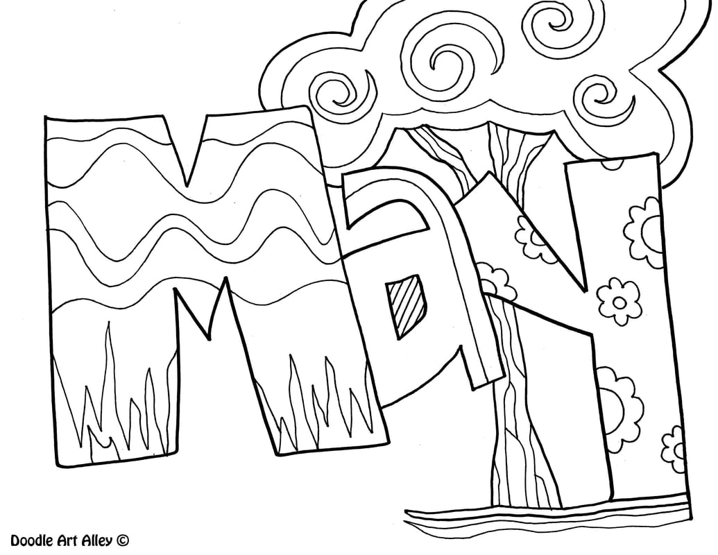 May Coloring Pages DOODLE ART ALLEY
