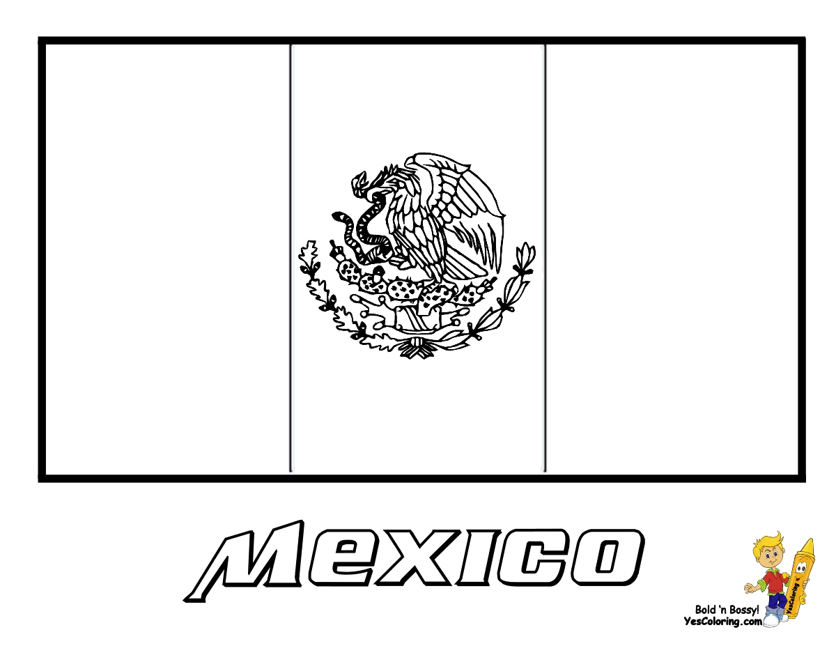 Mexican Flag To Print