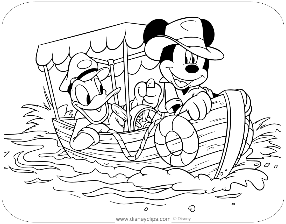 Mickey Mouse Friends Coloring Pages 2 Disneyclips