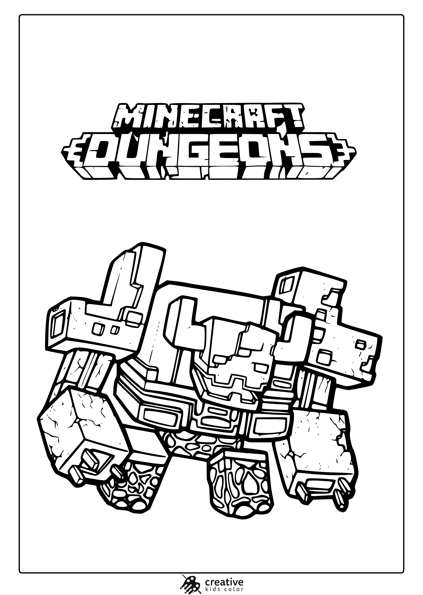 Minecraft Coloring Pages 30 Free Printable PDF 