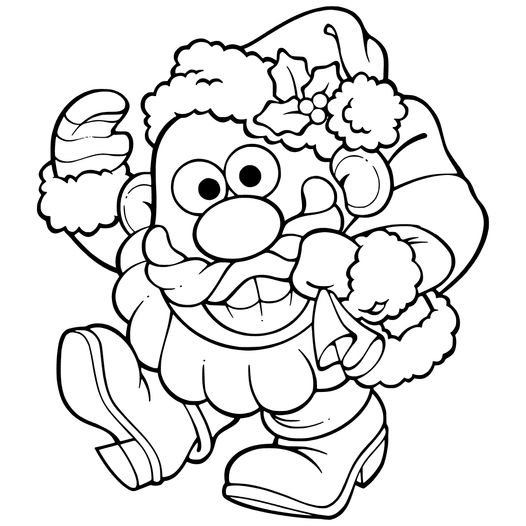 mr potato coloring pages