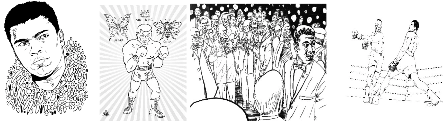 Muhammad Ali Coloring Pages