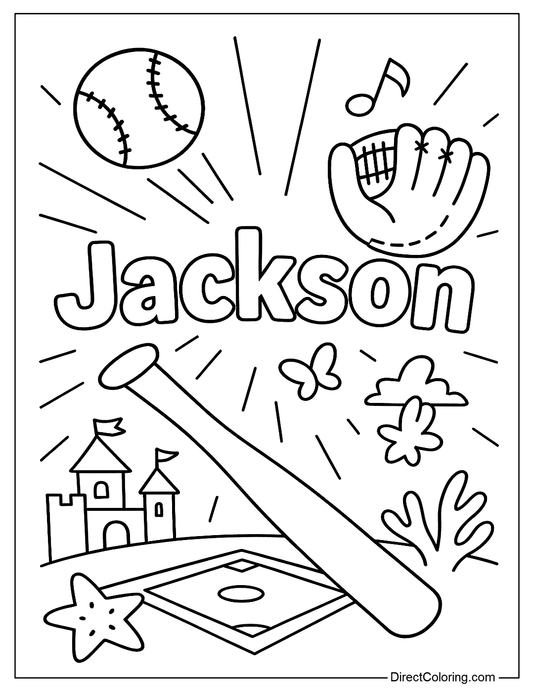 Name Coloring Pages Free And Printable For Kids