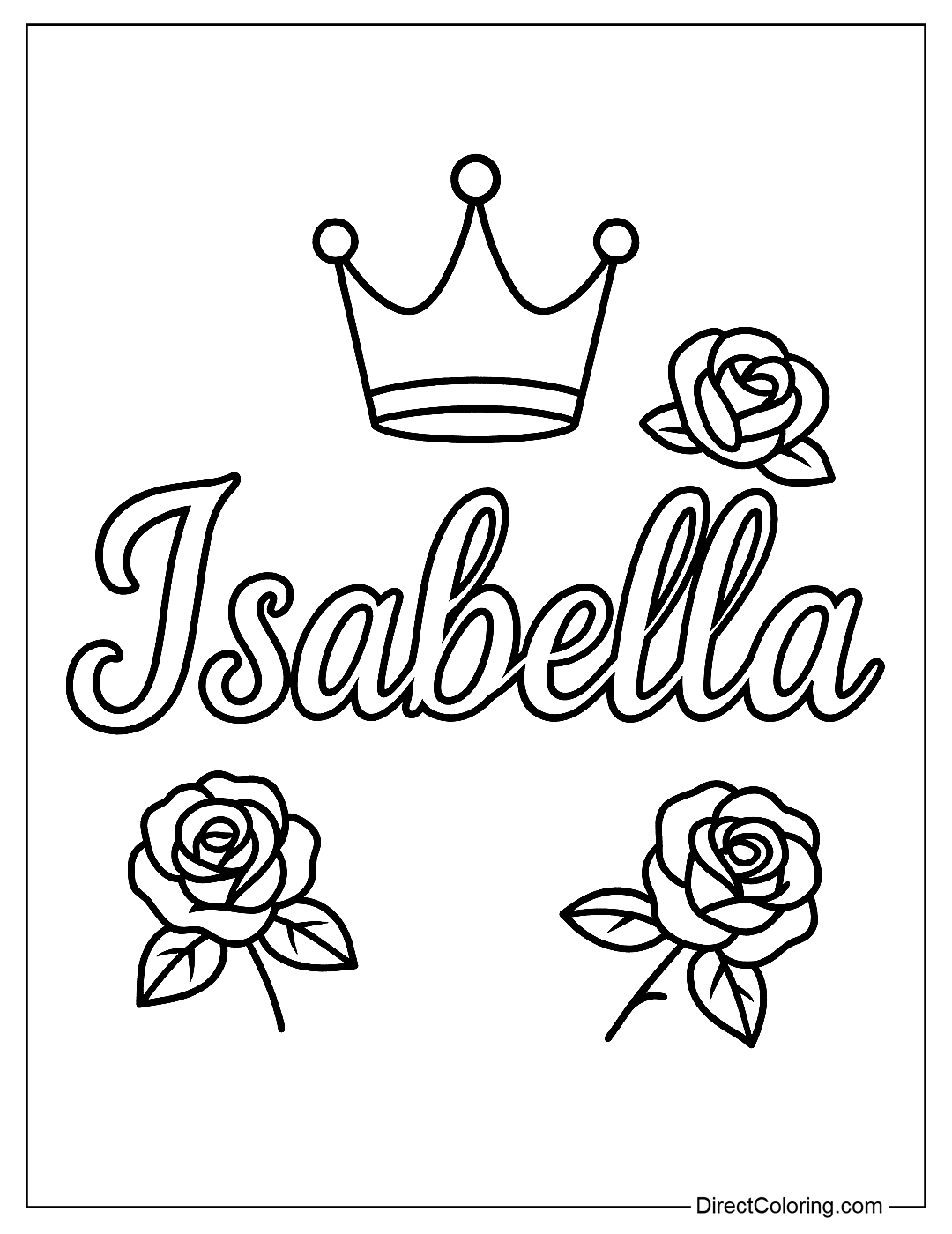Name Coloring Pages Free And Printable For Kids