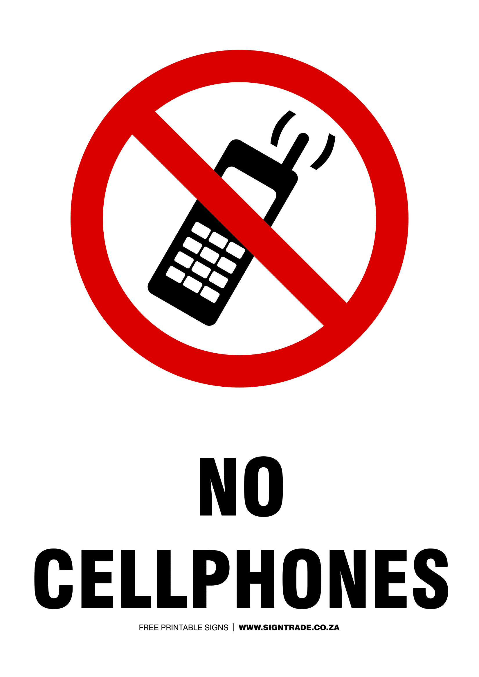 No Mobile Phone Signs Poster Template No Mobile Phone Signs Poster Template