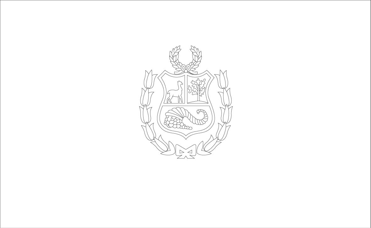 Peru1a flag coloring sheets Art Sphere Inc