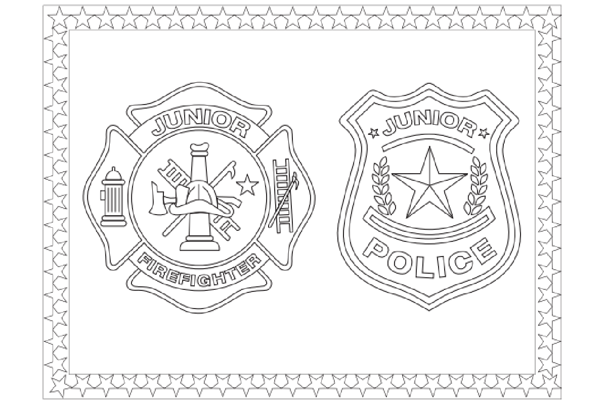 Police Officer Coloring Pages Kids Activities Blog