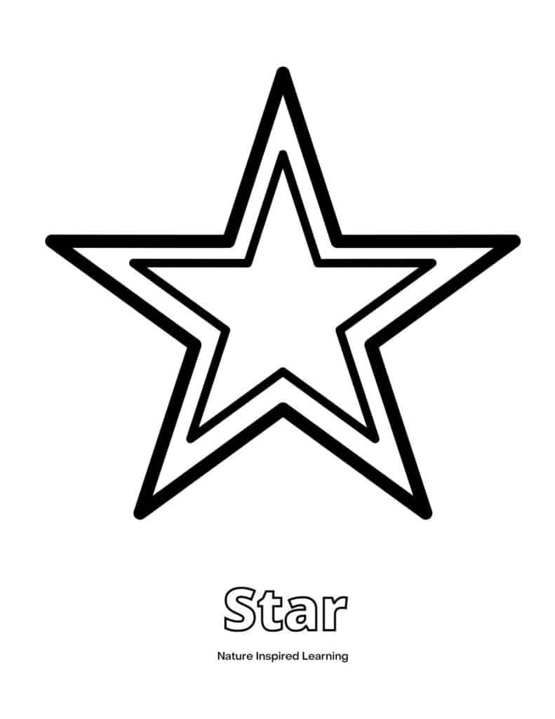 star coloring pages printable