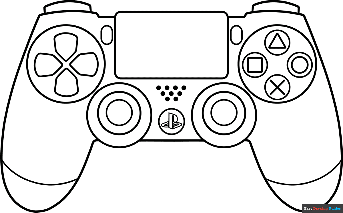 Remote Control Coloring Page