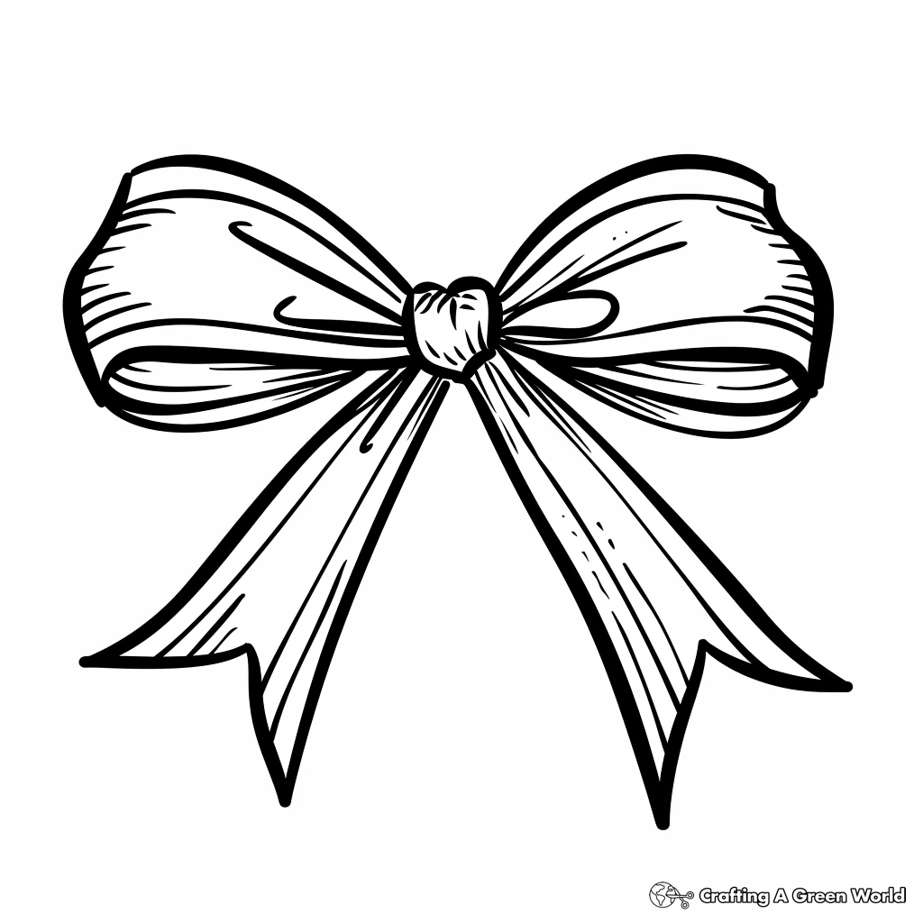 Ribbons Coloring Pages Free Printable