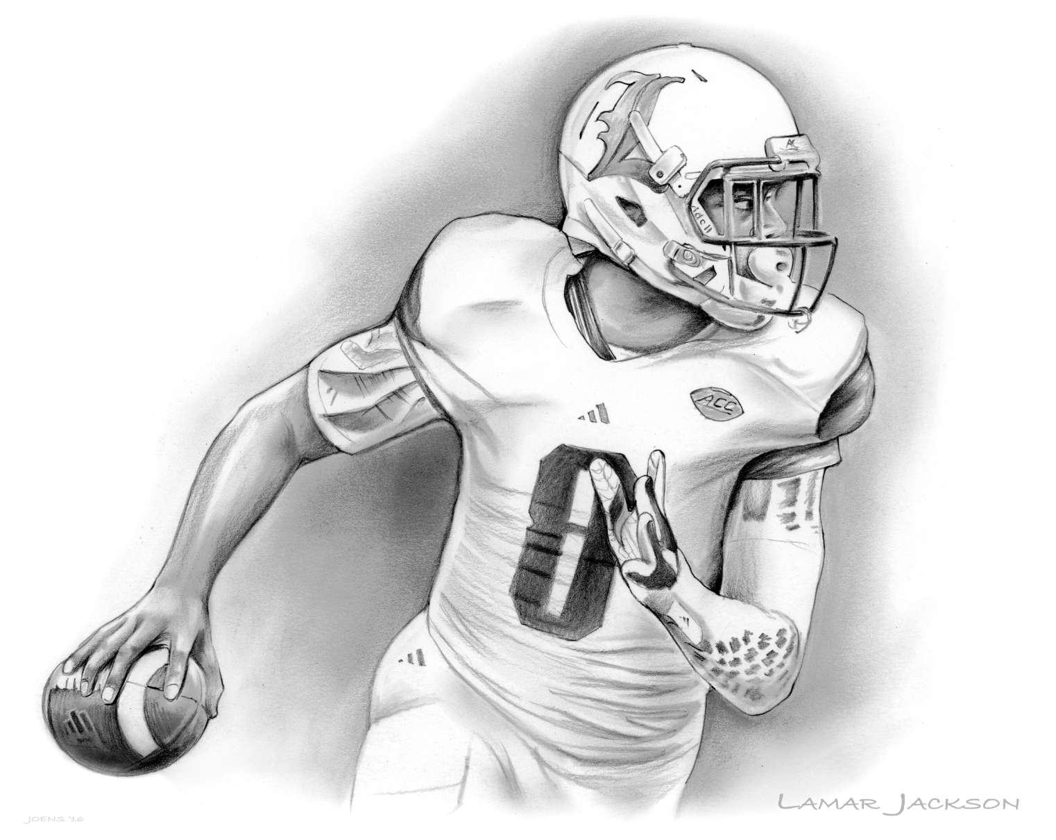Sketch Of The Day Lamar Jackson