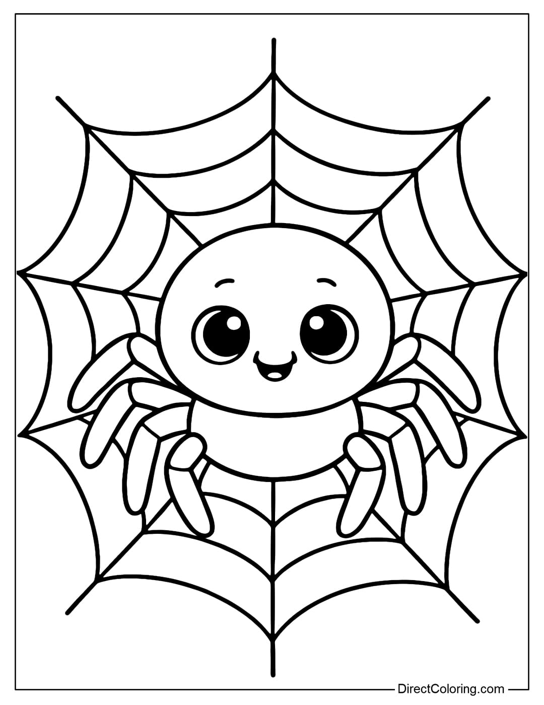 spider coloring pages printable