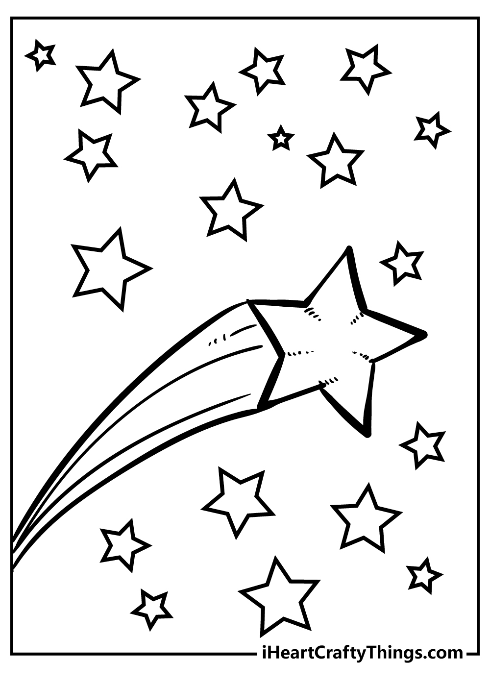 Star Coloring Pages 100 Free Printables Worksheets Library