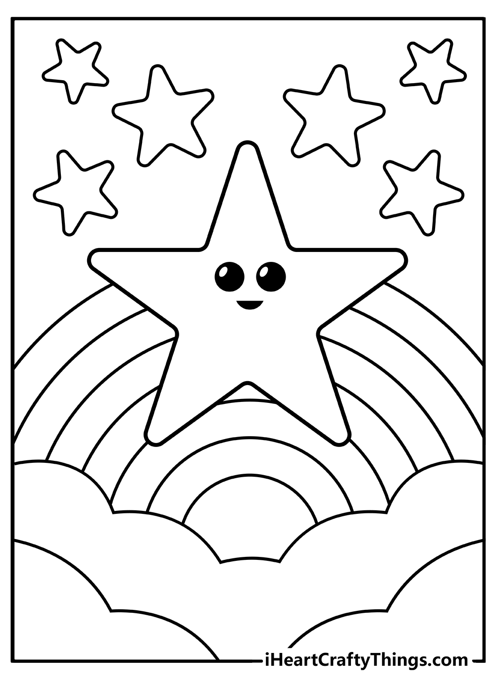 Star Coloring Pages 100 Free Printables 