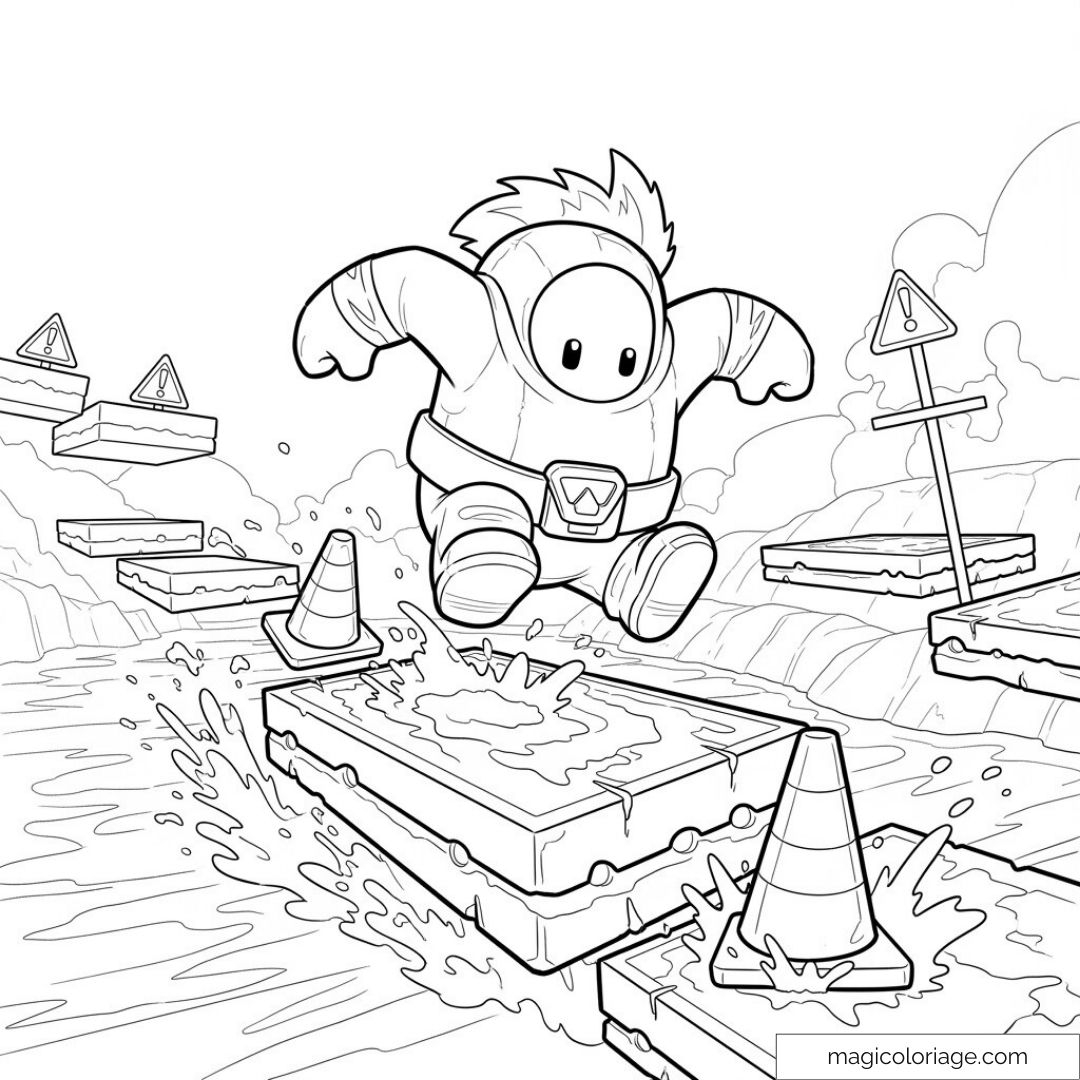 stumble guys coloring pages