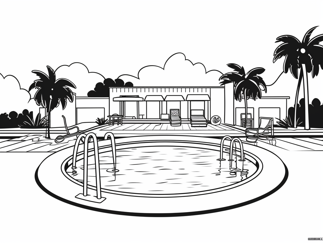 Swimming Pool Coloring Pages Top 13 Free Printable Designs Swimming Pool Coloring Pages Top 13 Free Printable Designs
