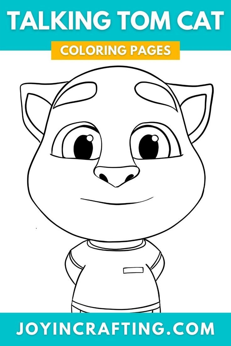 Talking Tom Cat And Friends Coloring Page Sheets Talking Tom Cat And Friends Coloring Page Sheets