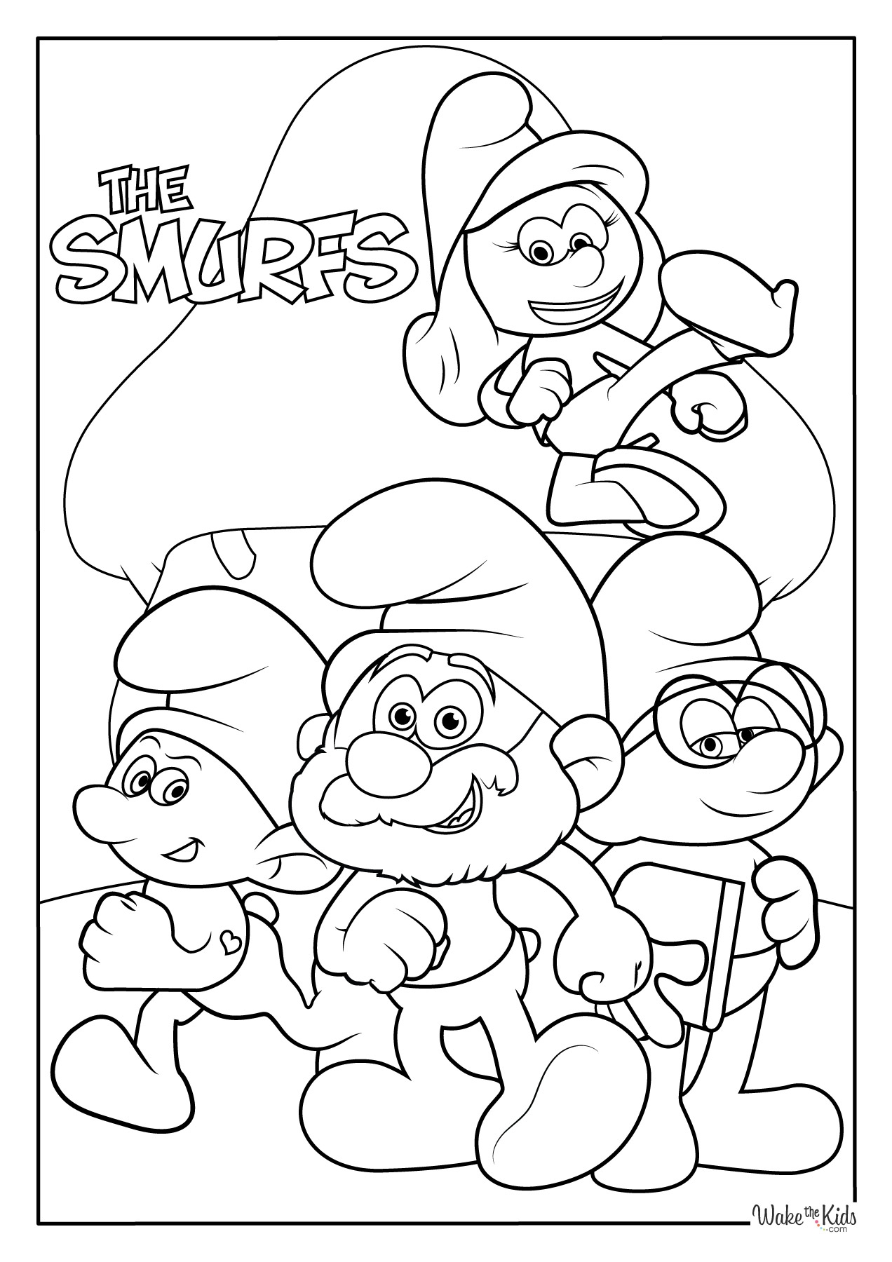 The Smurfs Coloring Pages Free Printable PDFs WakeTheKids The Smurfs Coloring Pages Free Printable PDFs WakeTheKids