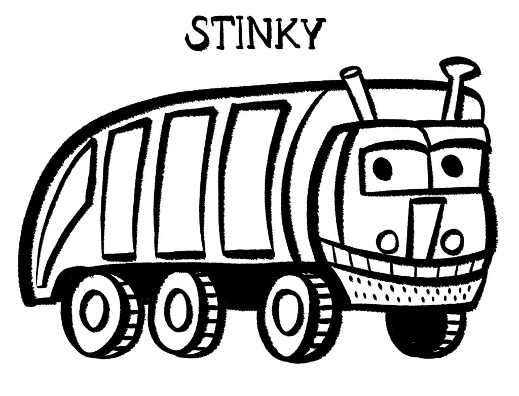 The Stinky And Dirty Show Coloring Page The Stinky And Dirty Show Coloring Page