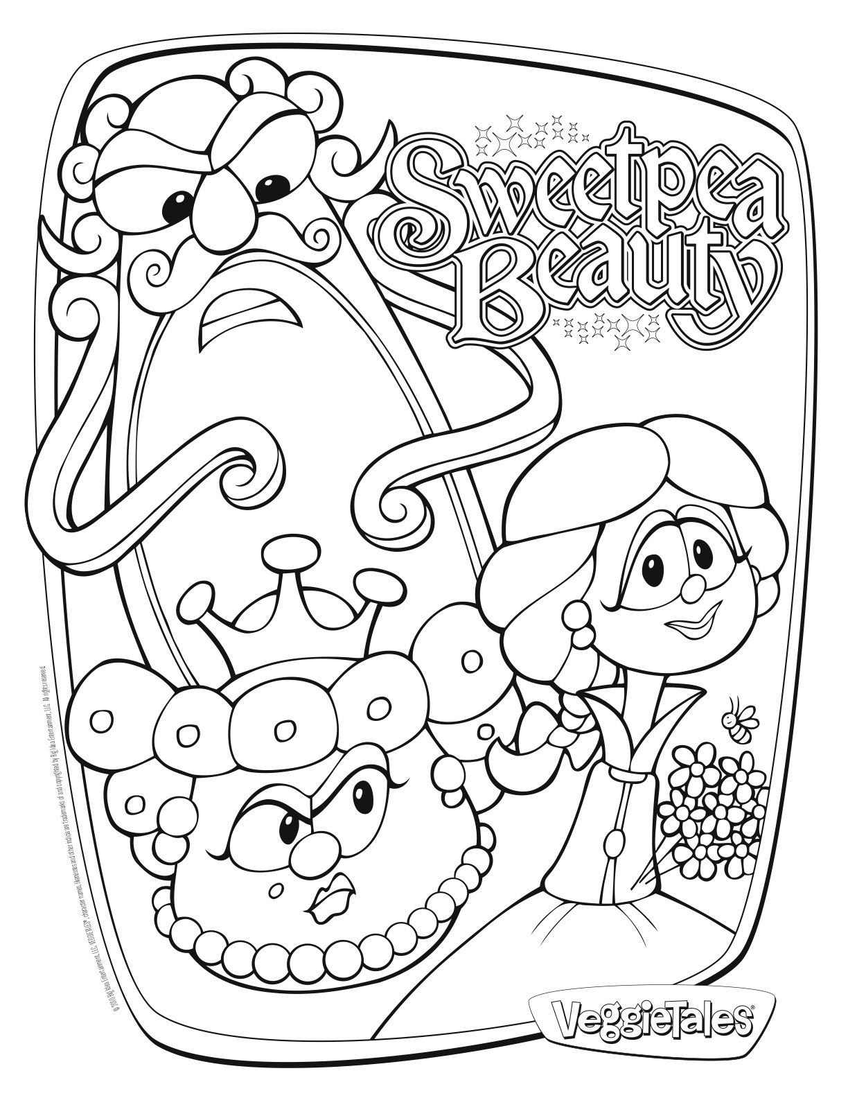 Veggie Tales Coloring Sheets
