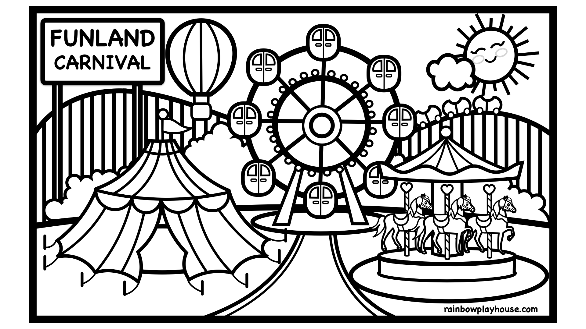 Theme Park Water Park And Playgrounds Rainbow Playhouse