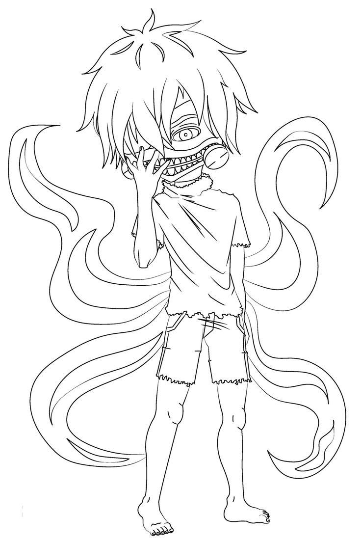 Tokyo Ghoul Coloring Pages Chibi