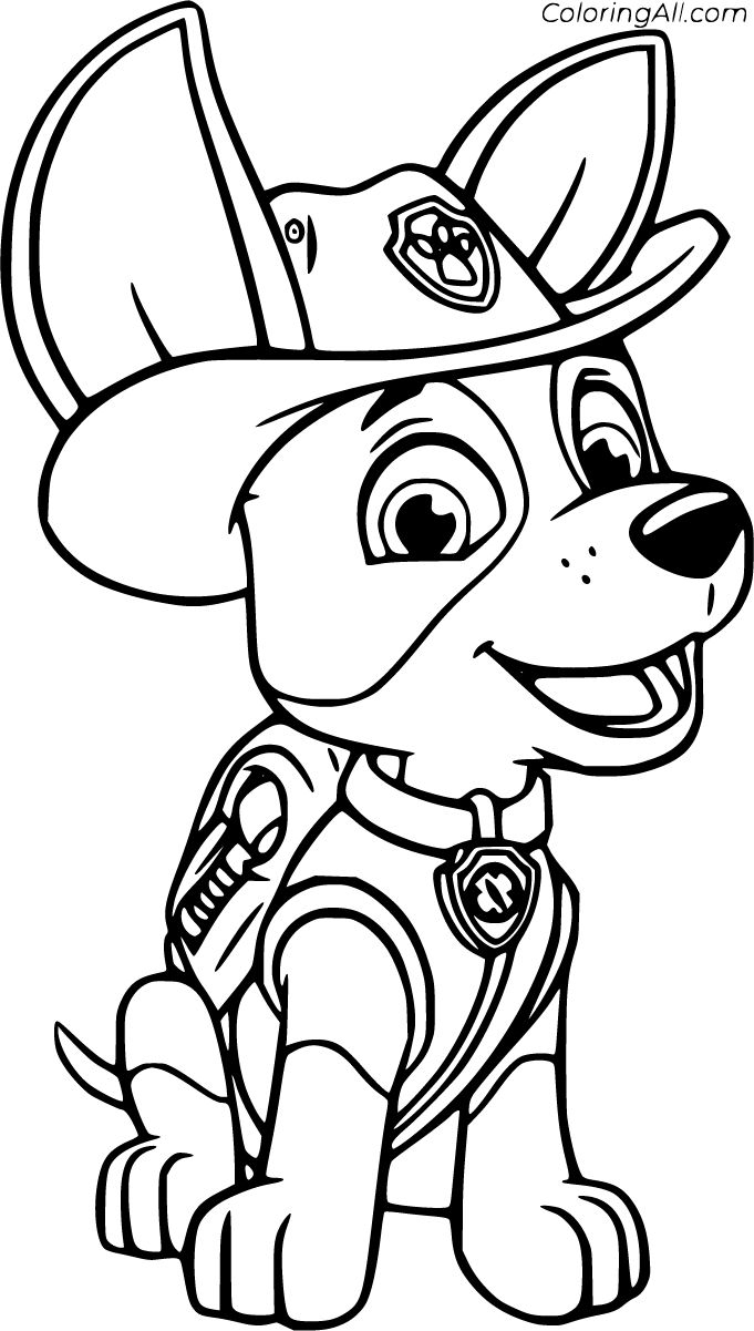 free printable paw patrol colouring pages