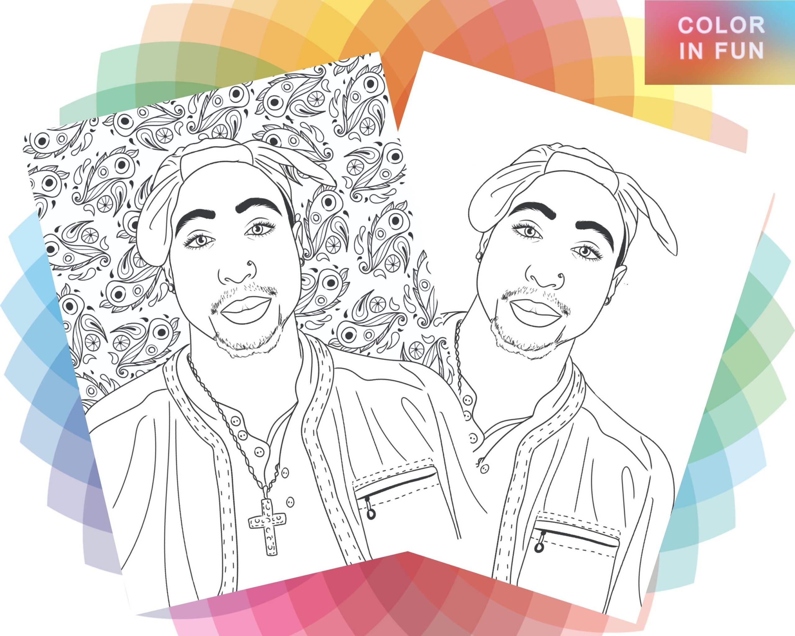 coloring pages of rappers