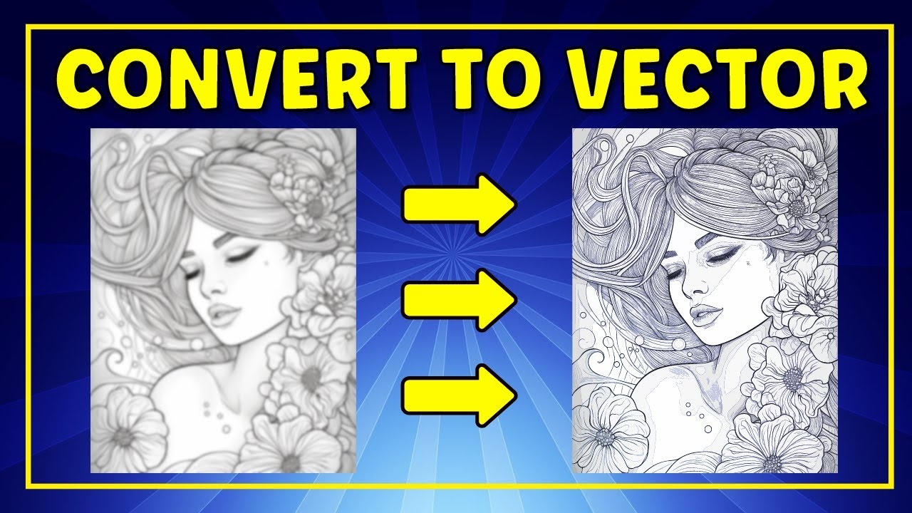 Turn Midjourney Coloring Pages Into Vectors YouTube