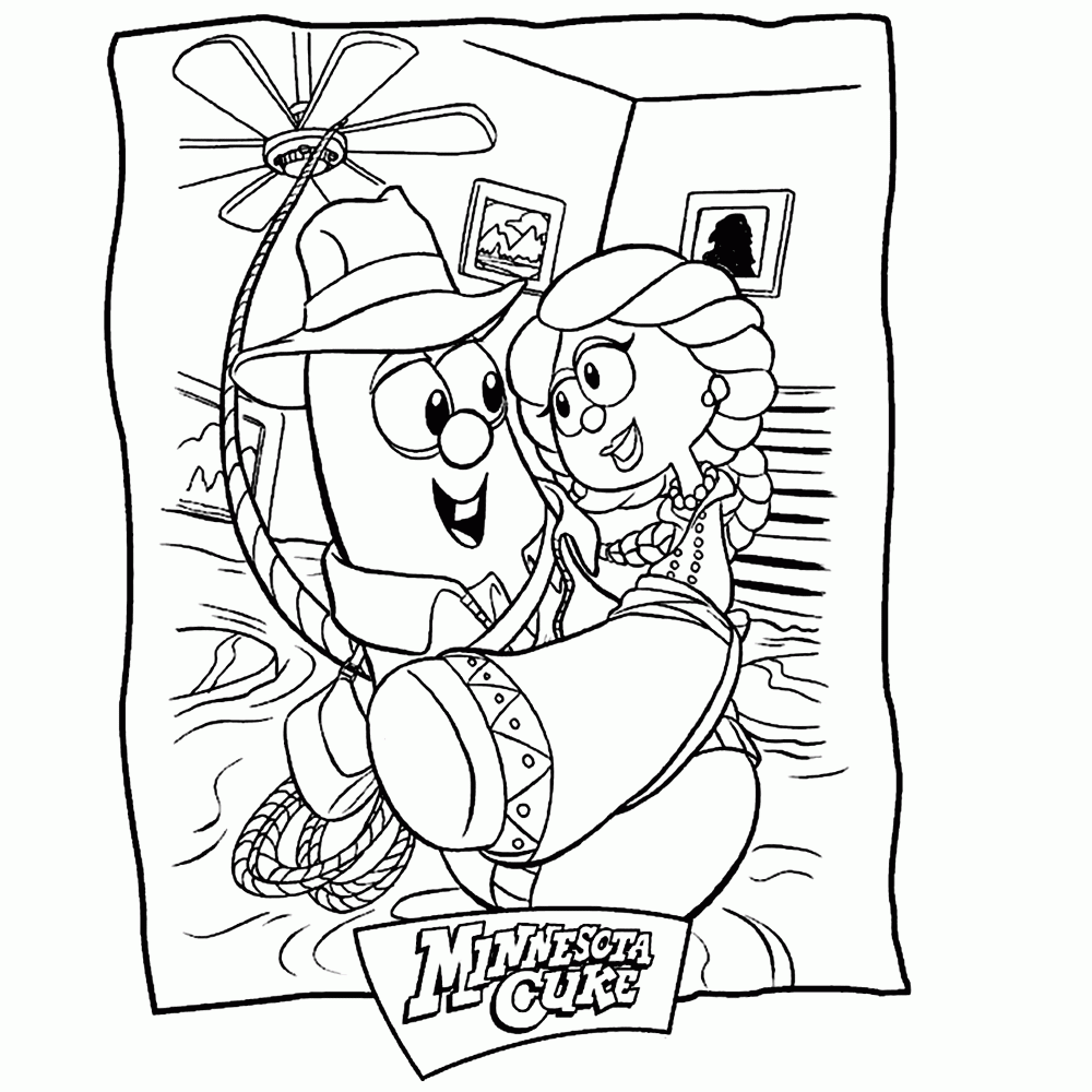  VeggieTales Coloring Pages Books 100 FREE And Printable 