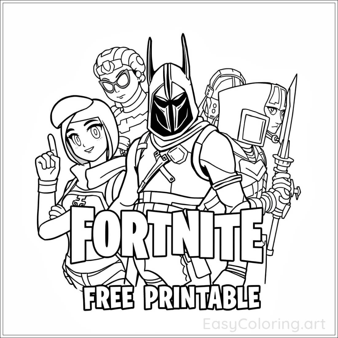 free fortnite coloring pages free fortnite coloring pages