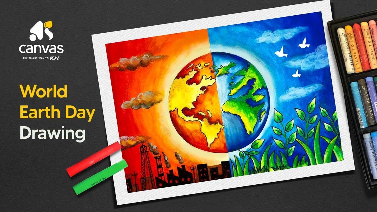World Earth Day Drawing With Oil Pastel Earth Day Drawing Step By Step World Earth Day Poster YouTube World Earth Day Drawing With Oil Pastel Earth Day Drawing Step By Step World Earth Day Poster YouTube