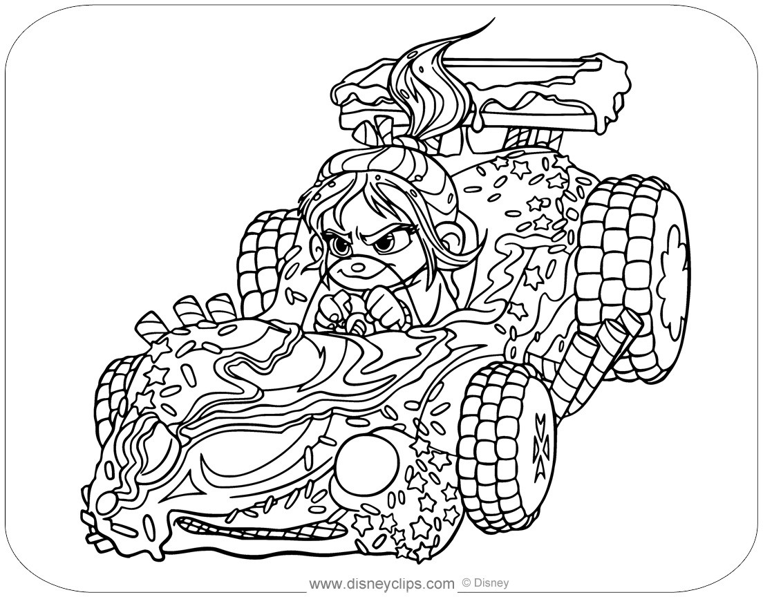 wreck it ralph coloring pictures