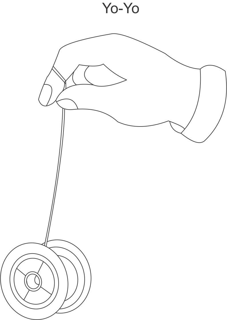 Yo Yo Coloring Printable Page For Kids